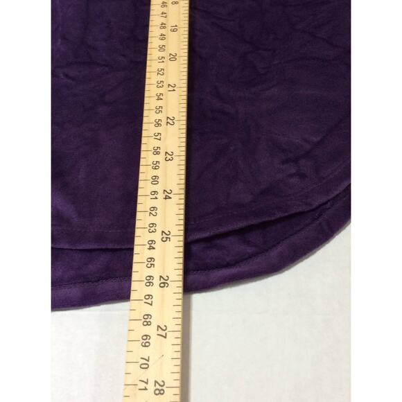 Express Solid Corduroy Button Down Casual Shirt Top Navy Blue Academia 17-171/2 - Picture 8 of 11